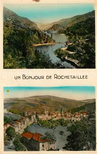 AK / Ansichtskarte Rochetaillee_Saint Etienne Station estivale Vue generale Barrage du Couffre de Enfer Rochetaillee_Saint