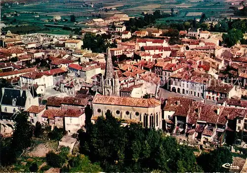 AK / Ansichtskarte Sainte Bazeille Vue generale aerienne Sainte Bazeille