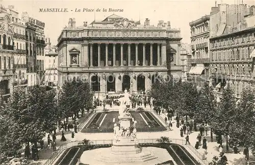 AK / Ansichtskarte Marseille_Bouches du Rhone Place de la Bourse Marseille