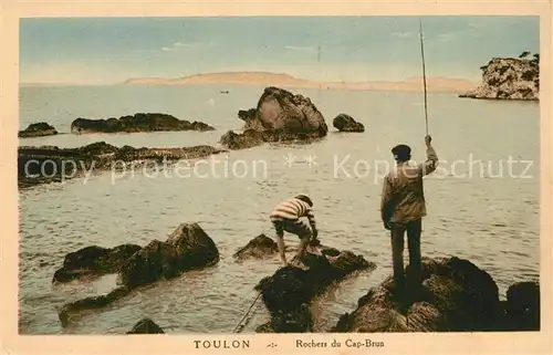 AK / Ansichtskarte Toulon_Var Rochers du Cap Brun Toulon_Var