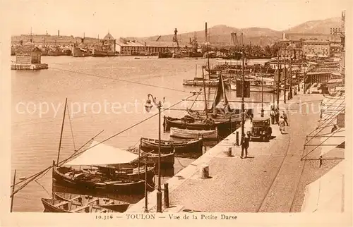 AK / Ansichtskarte Toulon_Var Vue de la Petite Darse Toulon_Var