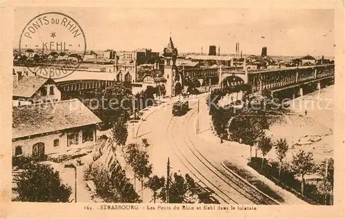 AK / Ansichtskarte Strasbourg_Alsace Ponts du Rhin  Strasbourg Alsace