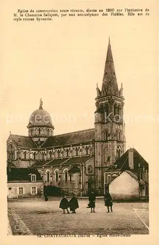 AK / Ansichtskarte Chateauroux_Indre Eglise Notre Dame Chateauroux Indre