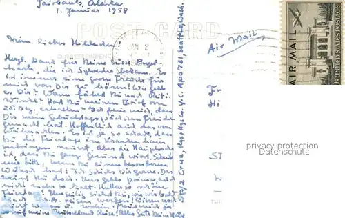 AK / Ansichtskarte Alaska_US State Highway in Winter 