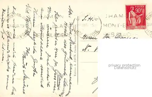 AK / Ansichtskarte Chamonix Nouveau Refuge du Couvercle Chamonix