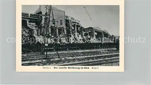 AK / Ansichtskarte Militaria_Deutschland_WK2 Von N?rnberg bis Stalingrad Narvik Erzbahnhof Eilebrecht Zigaretten 