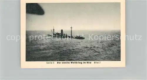 AK / Ansichtskarte Militaria_Deutschland_WK2 Von N?rnberg bis Stalingrad Trag?die eines Truppentransportes Friedenau sinkt Eilebrecht Zigaretten 