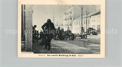 AK / Ansichtskarte Militaria_Deutschland_WK2 Von N?rnberg bis Stalingrad Blitzkrieg gegen Polen Warschau Eilebrecht Zigaretten 