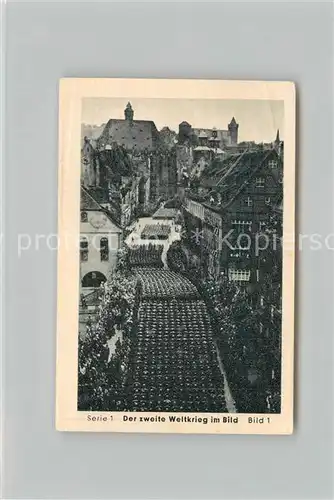 AK / Ansichtskarte Militaria_Deutschland_WK2 Von N?rnberg bis Stalingrad N?rnberg und M?nchen Zugest?ndnisse der Grossm?chte Eilebrecht Zigaretten 