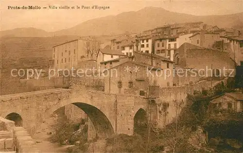 AK / Ansichtskarte Prats_de_Mollo Ville vieille Pont d Espagne Prats_de_Mollo