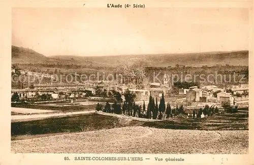 AK / Ansichtskarte Sainte Colombe sur l_Hers Panorama Sainte Colombe sur l Hers