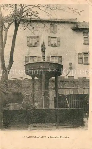 AK / Ansichtskarte Lacaune_les_Bains Fontaine Romaine Lacaune_les_Bains