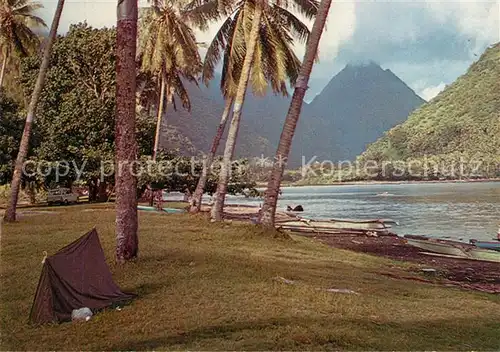 AK / Ansichtskarte Tahiti_Polynesien Tahiti Malej Partie am Wasser Tahiti Polynesien
