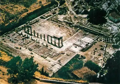 AK / Ansichtskarte Griechenland_Greece Tempel Ruinen Antike Staette Fliegeraufnahme Griechenland_Greece
