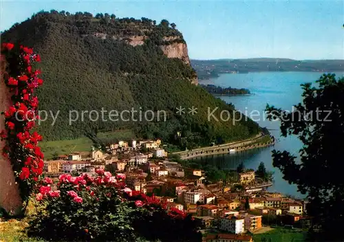 AK / Ansichtskarte Garda_Lago_di_Garda Panorama e la Rocca Gardasee Garda_Lago_di_Garda