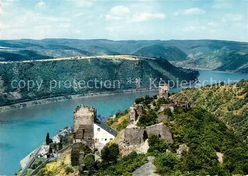 AK / Ansichtskarte Kamp Bornhofen Burgruine Liebenstein und Sterrenberg Die feindlichen Brueder Kamp Bornhofen