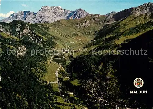 AK / Ansichtskarte Malbun Panorama Malbuntal Alpenpanorama Malbun