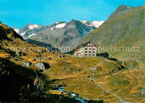AK / Ansichtskarte Franz_Senn_Huette Berghuette Stubaier Alpen Franz_Senn_Huette