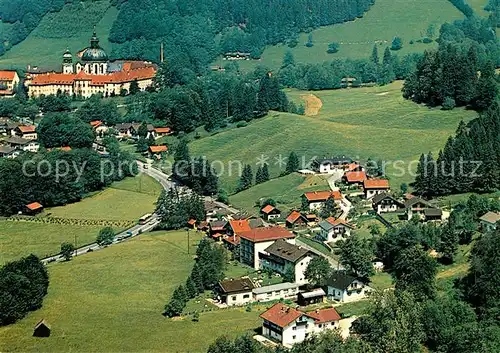 AK / Ansichtskarte Ettal Muettergenesungsheim Ettaler Mandl Fliegeraufnahme Ettal