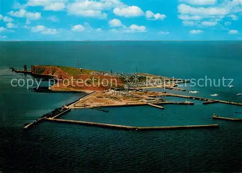 AK / Ansichtskarte Helgoland Nordseebad Insel Fliegeraufnahme Helgoland