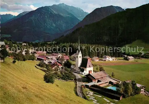 AK / Ansichtskarte Wald_Pinzgau Ortsansicht mit Kirche Alpenpanorama Wald Pinzgau