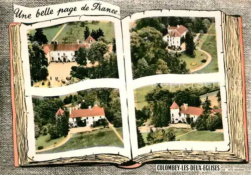 AK / Ansichtskarte Colombey les Deux Eglises Vue partielle aerienne Colombey les Deux Eglises