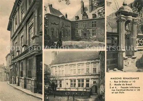 AK / Ansichtskarte Langres Rue St Didier Musee du Breuil Facade interieure Rue Cardinal Morlot et son Puits Langres