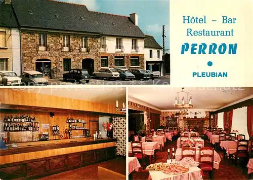 AK / Ansichtskarte Pleubian Hotel Bar Restaurant Perron Pleubian