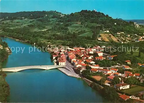 AK / Ansichtskarte Penne d_Agenais Port de Penne Vue generale aerienne La Vallee du Lot et ND de Peyragude Penne d Agenais