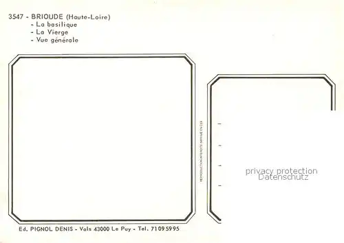 AK / Ansichtskarte Brioude La basilique la Vierge Vue generale Brioude