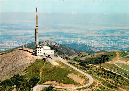 AK / Ansichtskarte Mont_Pilat_ Loire La Tour de Television et la Croix de lOeillon a droite le Col de l Oeillon Mont_Pilat_ Loire