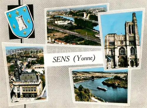 AK / Ansichtskarte Sens_Yonne Vue partielle Sens_Yonne