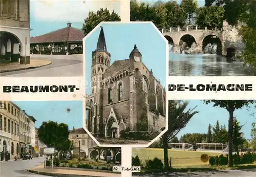 AK / Ansichtskarte Beaumont de Lomagne Vue partielle Beaumont de Lomagne