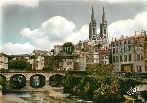 AK / Ansichtskarte Niort Les Vieux Ponts et lEglise St Andre Niort