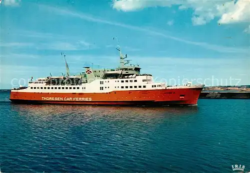 AK / Ansichtskarte Cherbourg_Octeville_Basse_Normandie Entree du car ferry dans le port Cherbourg_Octeville