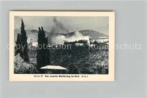 AK / Ansichtskarte Militaria_Deutschland_WK2 Von Stalingrad bis N?rnberg Monte Cassino Villa d Este Eilebrecht Zigaretten 