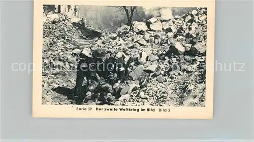 AK / Ansichtskarte Militaria_Deutschland_WK2 Von Stalingrad bis N?rnberg Monte Cassino Tr?mmerfeld Eilebrecht Zigaretten 