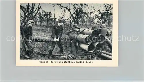 AK / Ansichtskarte Militaria_Deutschland_WK2 Von Stalingrad bis N?rnberg Landekopf Salerno Nebelwerfer Eilebrecht Zigaretten 