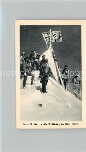 AK / Ansichtskarte Militaria_Deutschland_WK2 Von Stalingrad bis N?rnberg Neuer Vormarsch Elbrus Gipfel Eilebrecht Zigaretten 