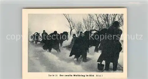 AK / Ansichtskarte Militaria_Deutschland_WK2 Von N?rnberg bis Stalingrad R?ckschlag vor Moskau Schneesturm Eilebrecht Zigaretten  