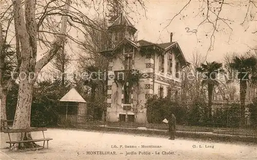 AK / Ansichtskarte Montelimar Jardin Public Le Chalet Montelimar