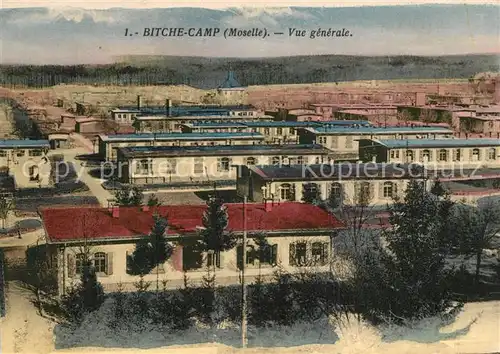 AK / Ansichtskarte Bitche_Moselle Bitche Camp Vue generale Bitche_Moselle