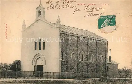 AK / Ansichtskarte Valras Plage Eglise Valras Plage