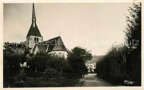 AK / Ansichtskarte Argent sur Sauldre Eglise et le chateau Argent sur Sauldre