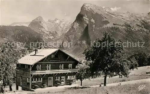 AK / Ansichtskarte Samoens Chalet La Reposette et le Criou Alpes Samoens