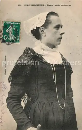 AK / Ansichtskarte Clisson Coiffe et Costume Trachten Clisson
