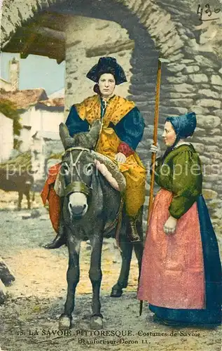 AK / Ansichtskarte Beaufort_sur_Doron Costumes de Savoie Trachten Beaufort_sur_Doron