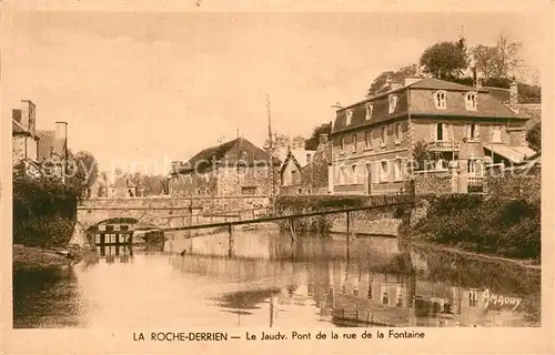 AK / Ansichtskarte La_Roche Derrien Le Jaudy Pont de la Rue de la Fontaine La_Roche Derrien