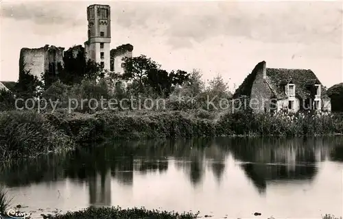 AK / Ansichtskarte Sagonne Vieux chateau Burgruine Sagonne