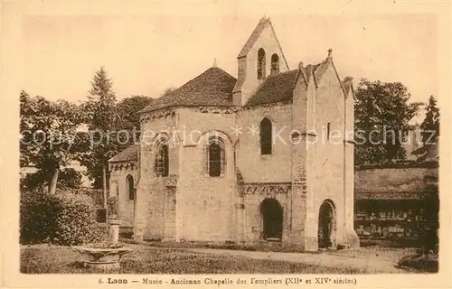 AK / Ansichtskarte Laon_Aisne Musee Ancienne Chapelle des Templiers XIIe et XIVe siecles Laon_Aisne